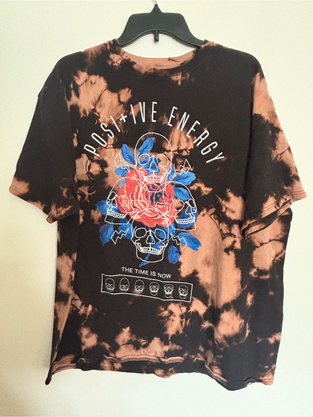 Chemistry Tie-Dye Logo Tee - Black & Brown